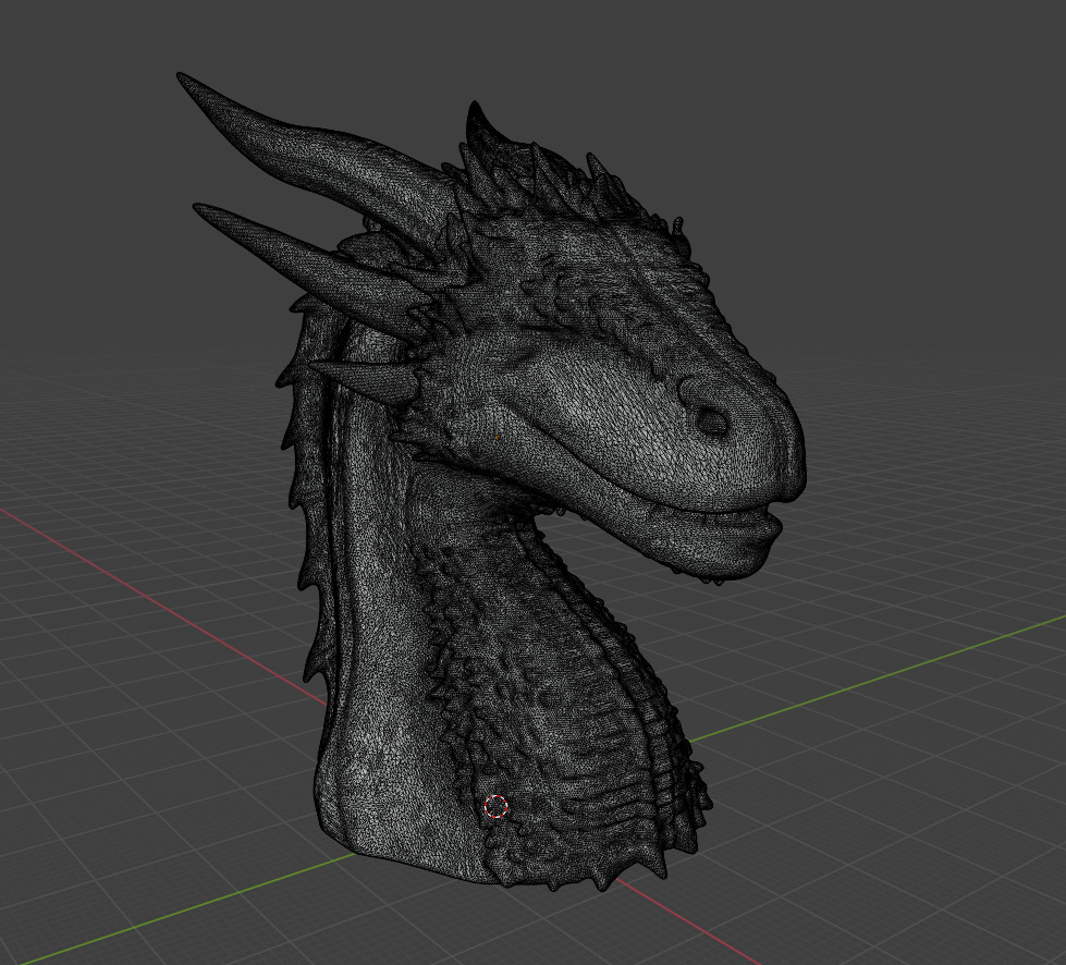 Ready Print Dragon Headphone Stand 3D print model_14