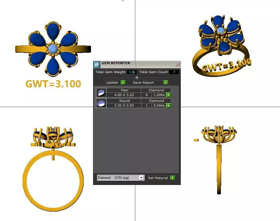 FASION RING 3D model_1