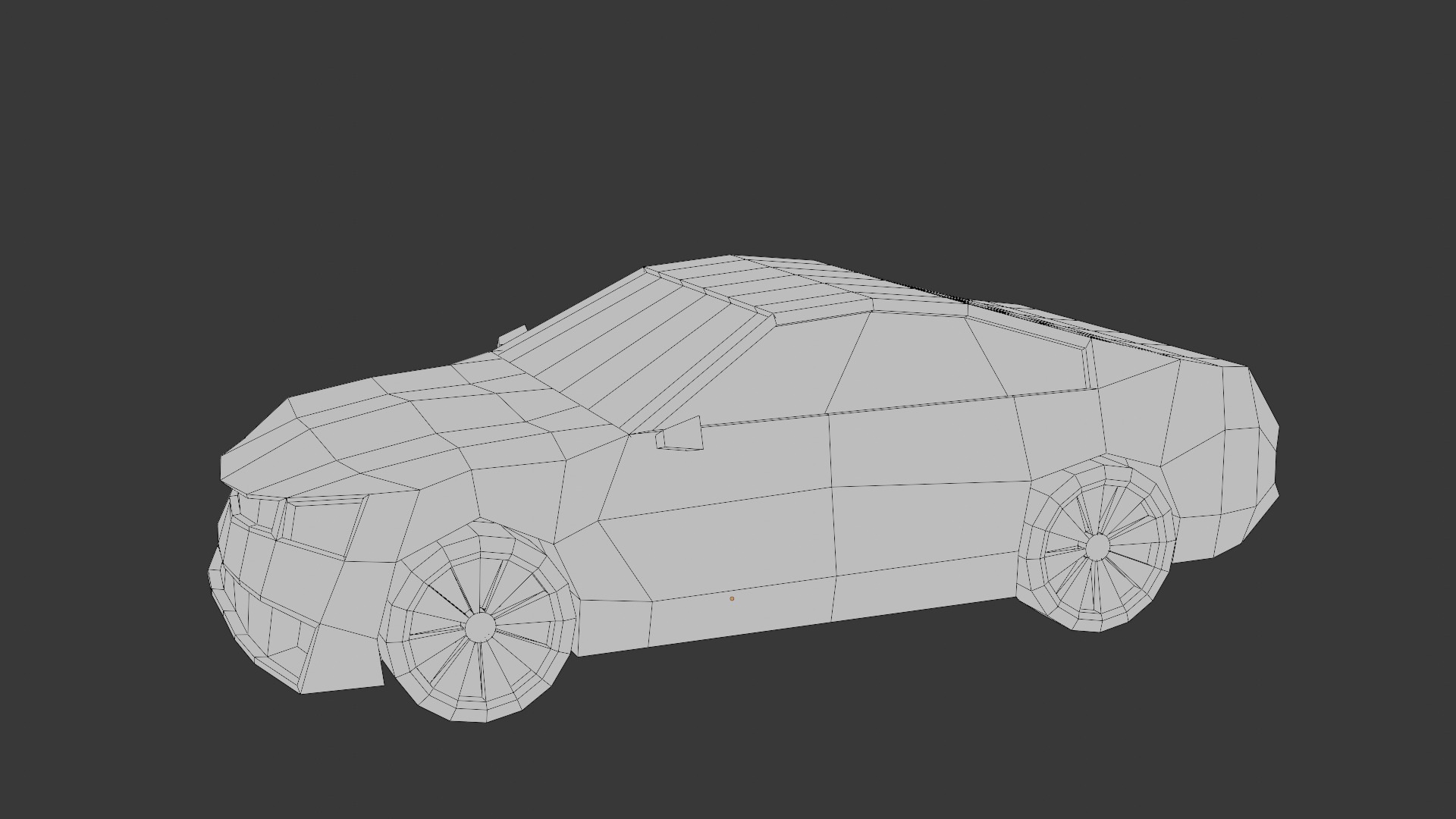 Cartoon Car Low-poly  3D Model Collection_26