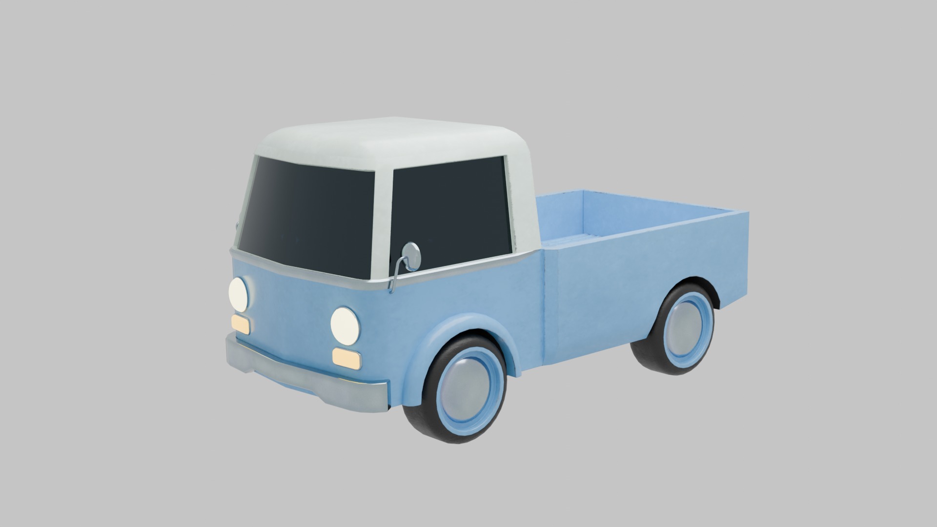 Cartoon Car Low-poly  3D Model Collection_12