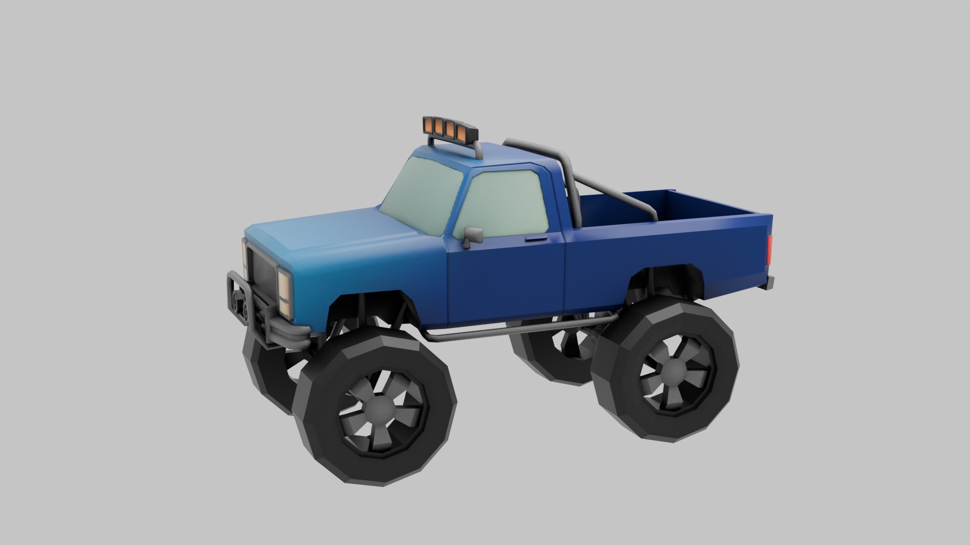Cartoon Car Low-poly  3D Model Collection_17
