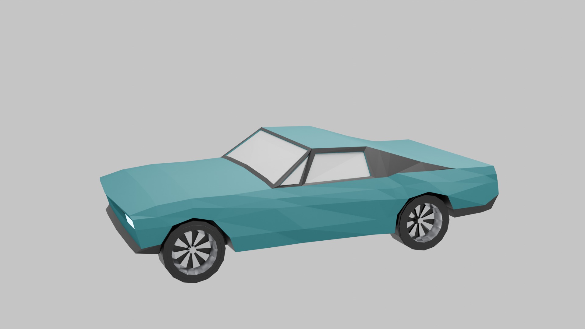 Cartoon Car Low-poly  3D Model Collection_27