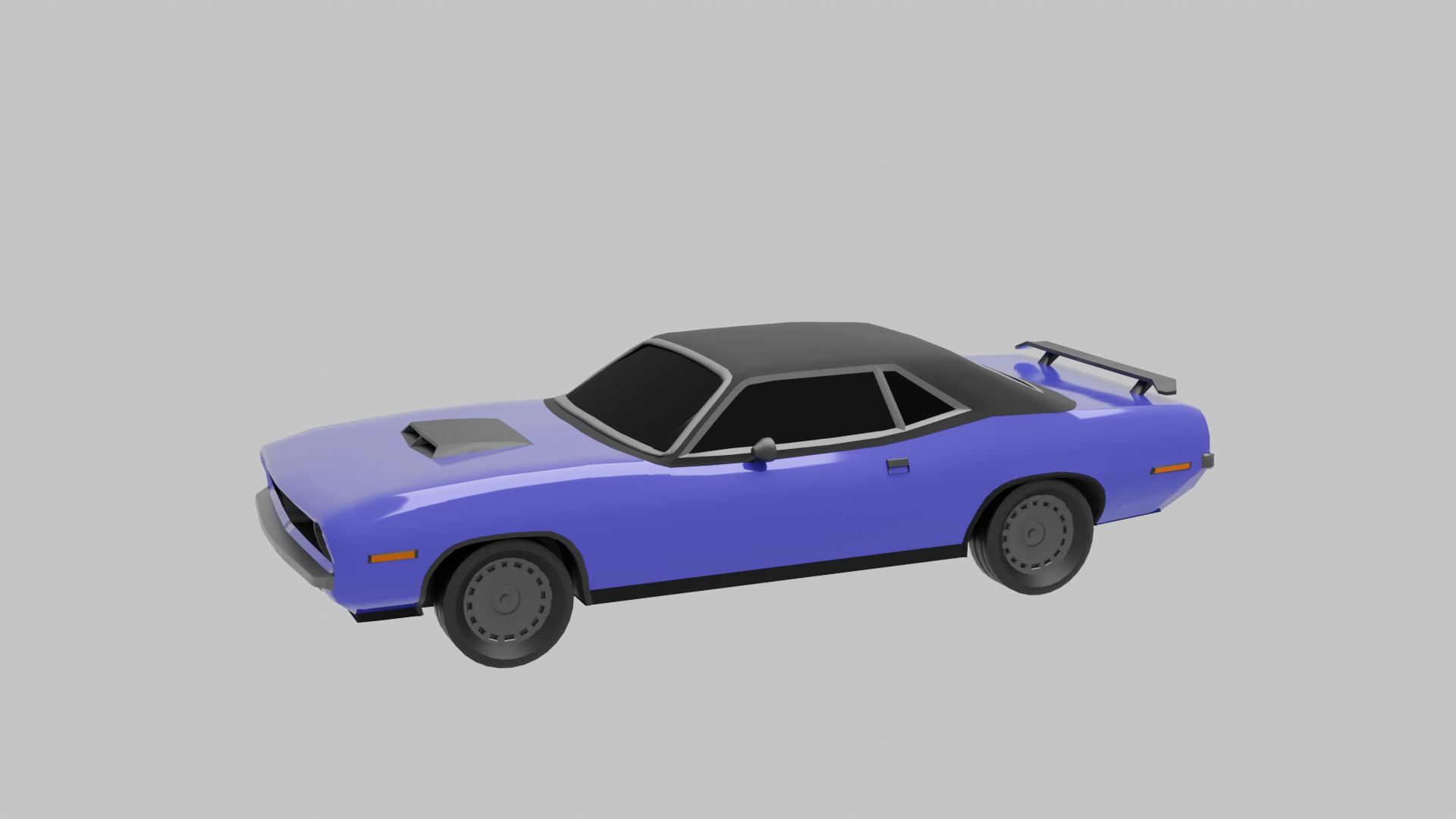 Cartoon Car Low-poly  3D Model Collection_7