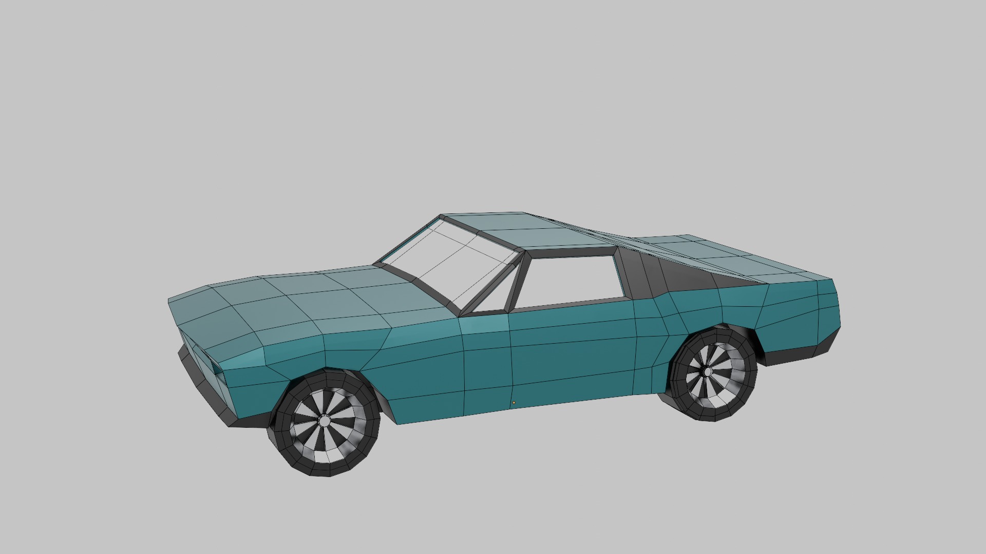 Cartoon Car Low-poly  3D Model Collection_28