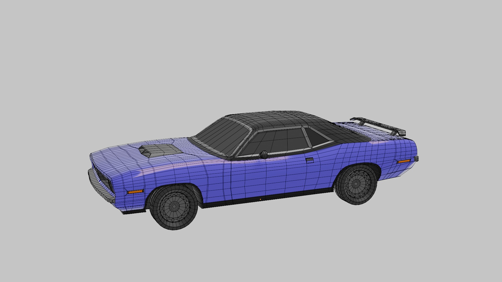 Cartoon Car Low-poly  3D Model Collection_8