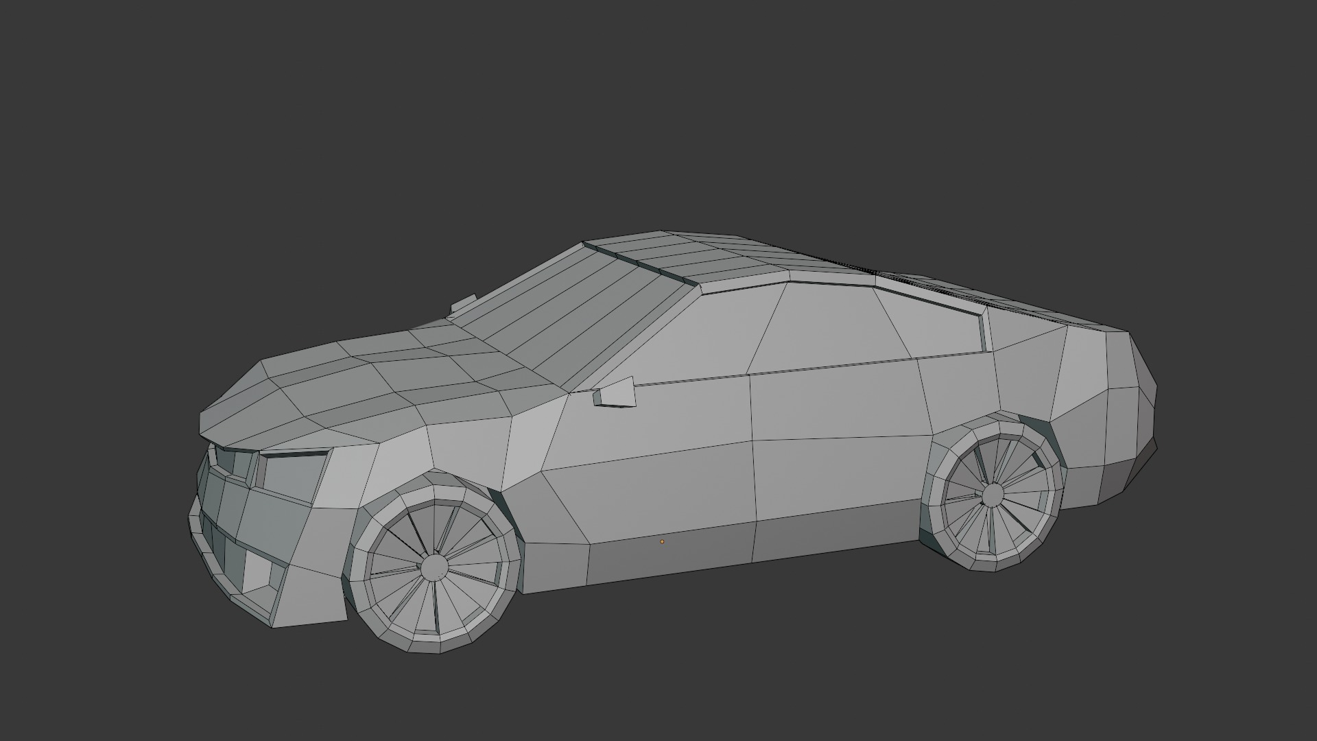 Cartoon Car Low-poly  3D Model Collection_25