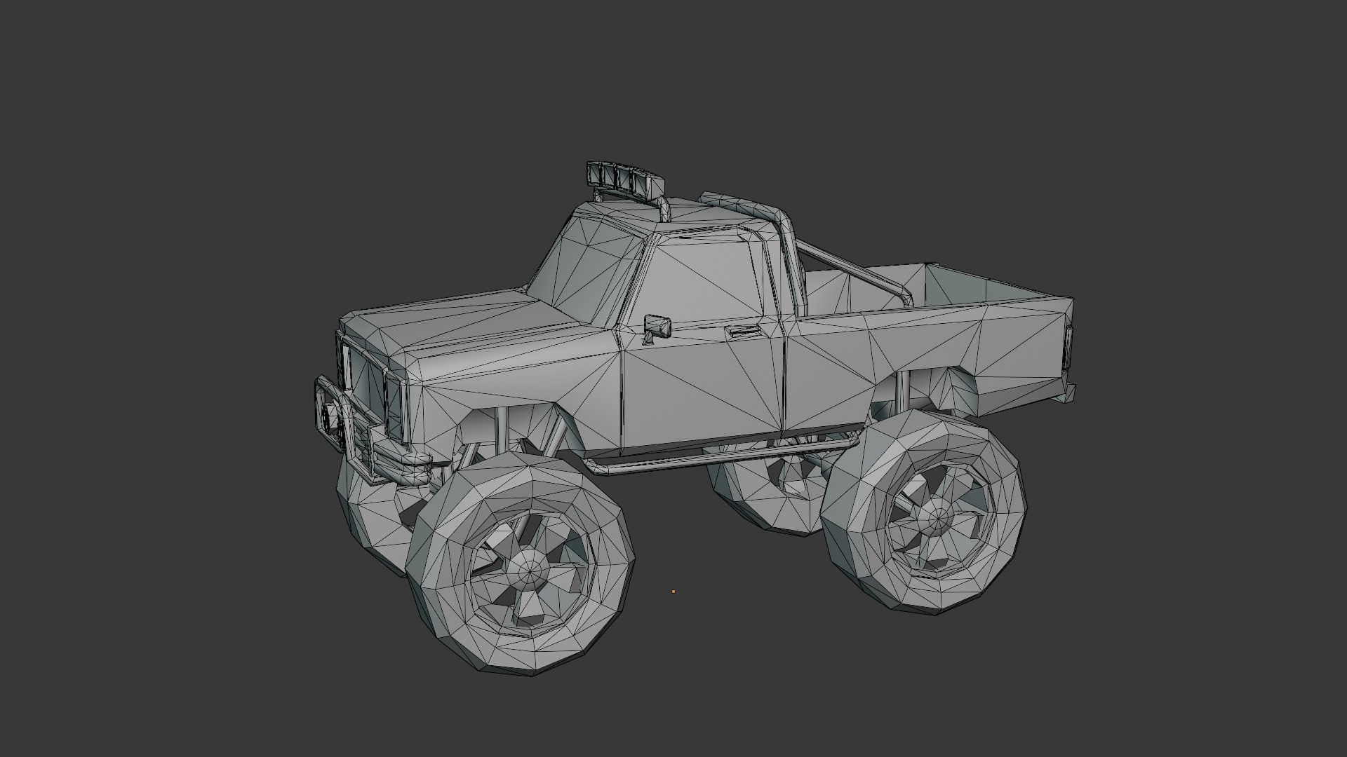 Cartoon Car Low-poly  3D Model Collection_19