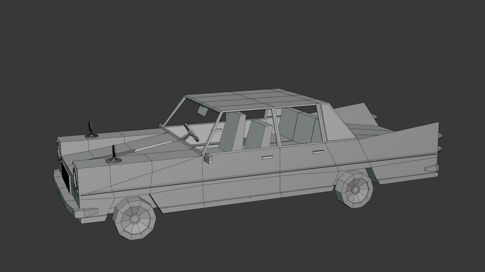Cartoon Car Low-poly  3D Model Collection_34