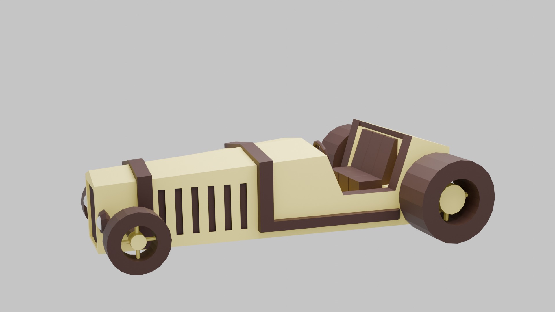 Cartoon Car Low-poly  3D Model Collection_37