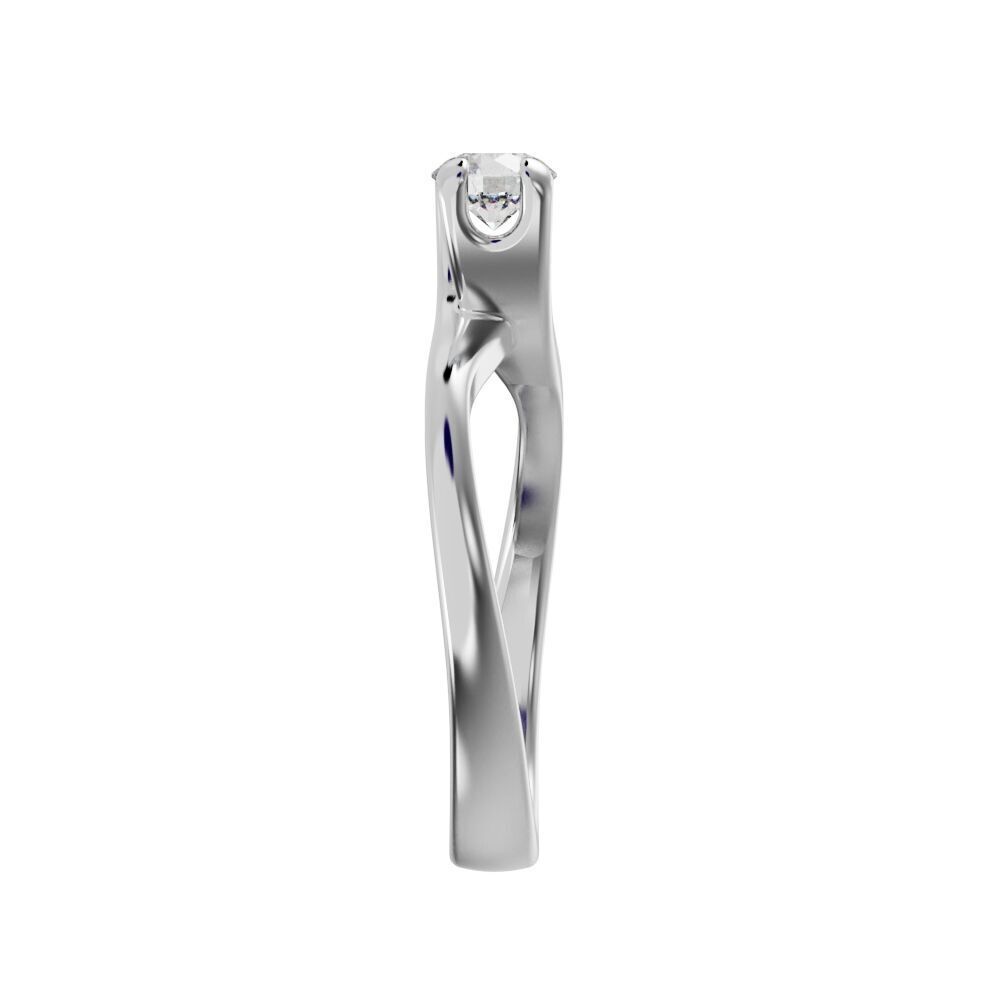 Twisted engagement ring 3D print model_13