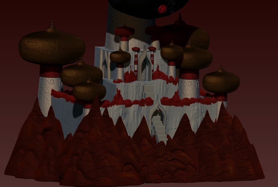 ALADDIN MOVIES JAFAR Bust 3D print model_12