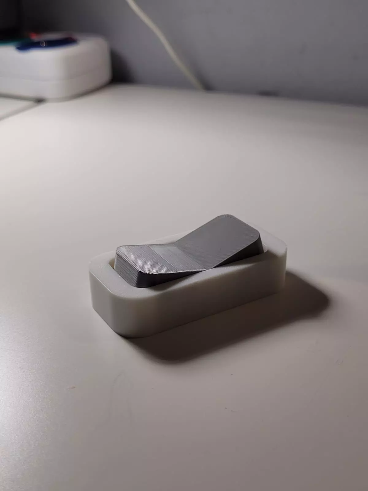 Fidget 3 State Button - neodymium magnets 5x4 mm 3D print model