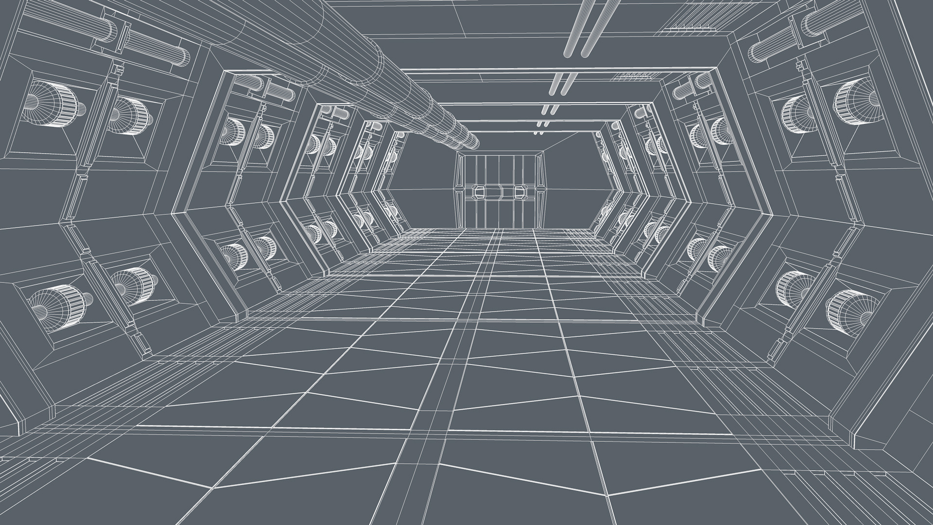 Sci Fi Interior 3D model_15