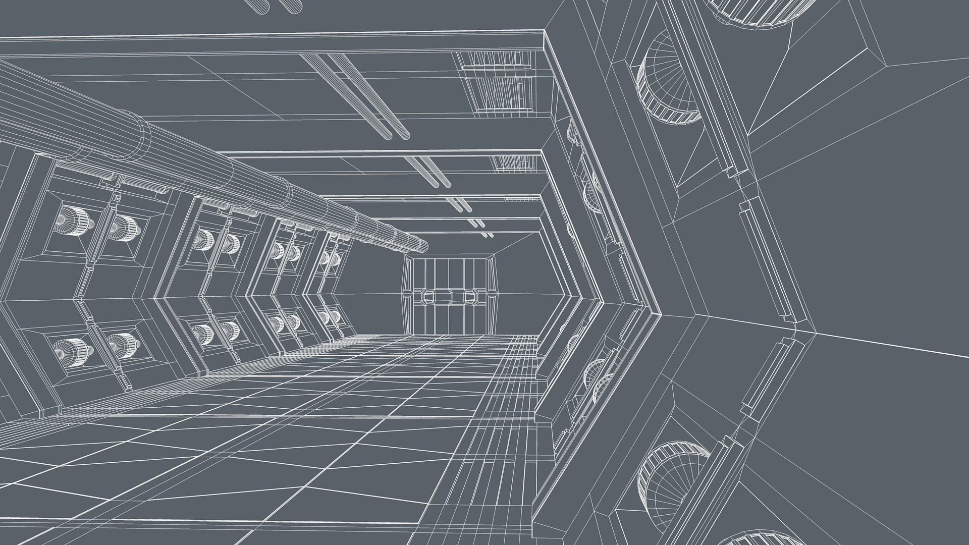 Sci Fi Interior 3D model_11