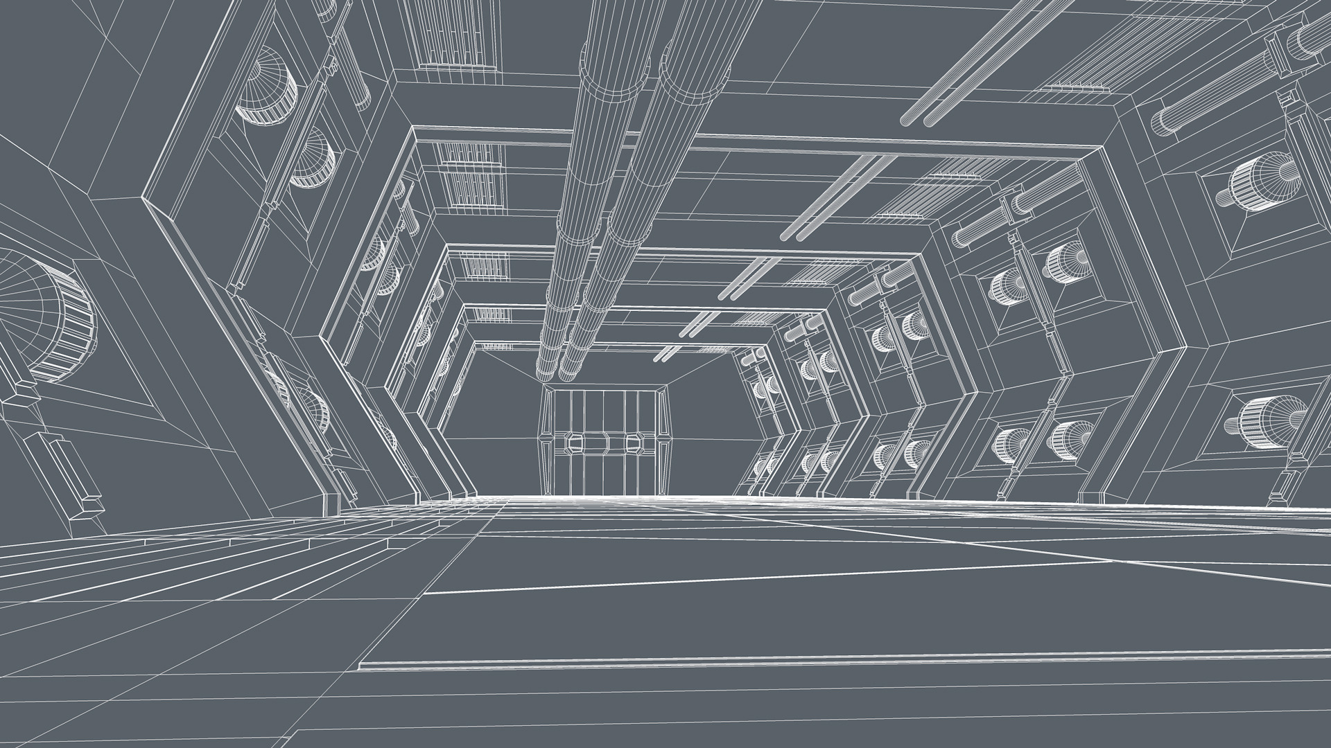 Sci Fi Interior 3D model_12