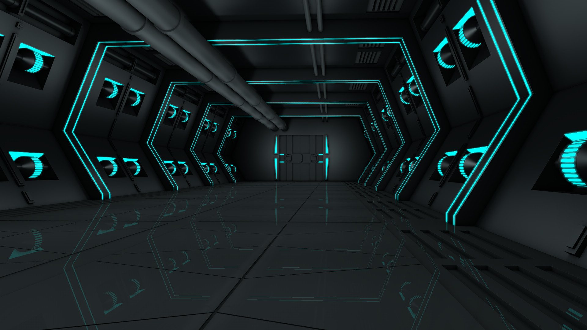 Sci Fi Interior 3D model_6