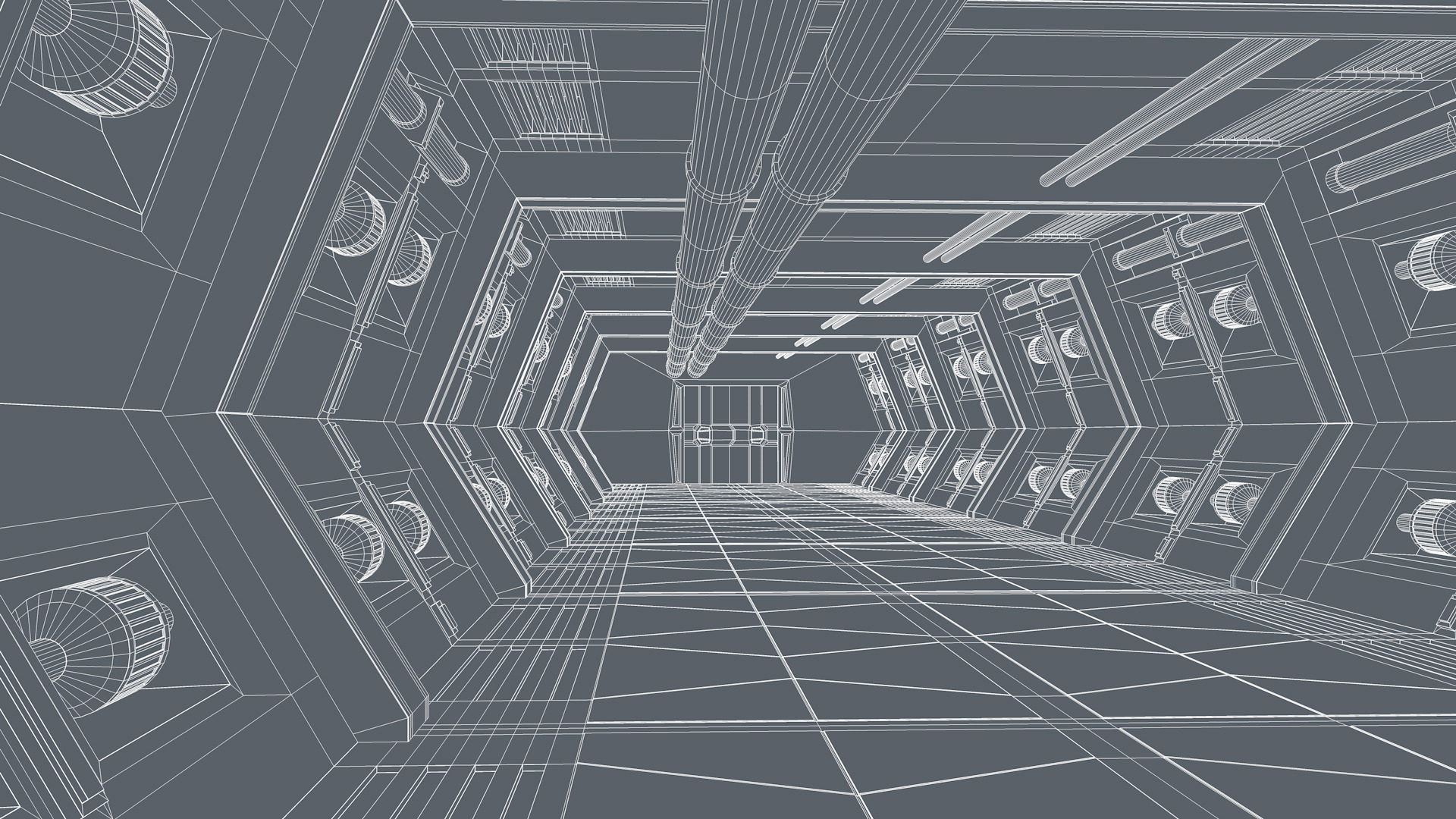 Sci Fi Interior 3D model_9
