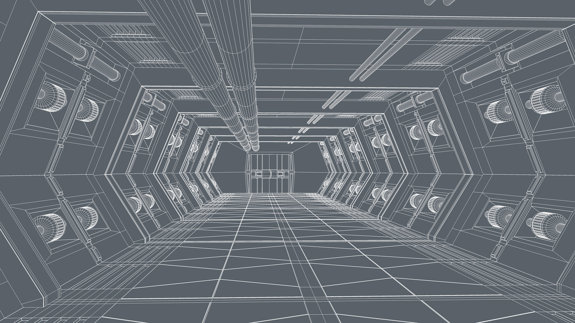 Sci Fi Interior 3D model_10