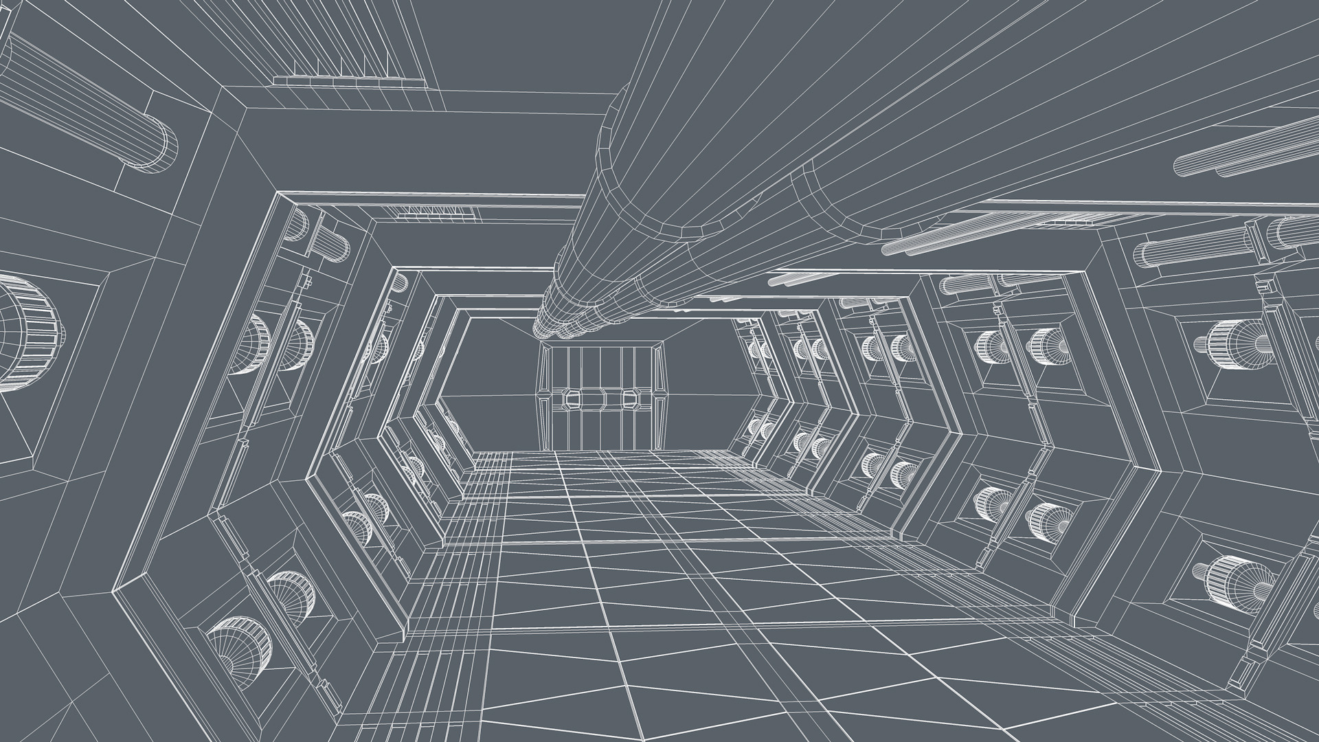 Sci Fi Interior 3D model_13