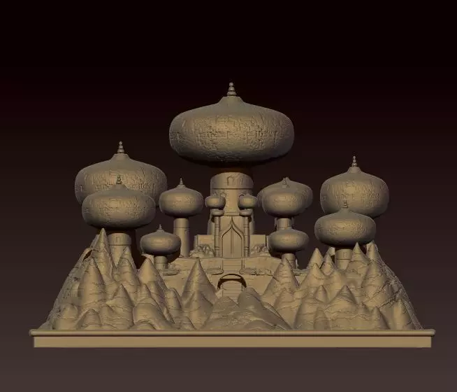 Agrabah City Free 3D model_0
