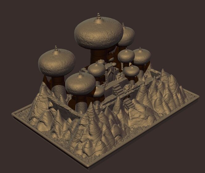 Agrabah City Free 3D model_1