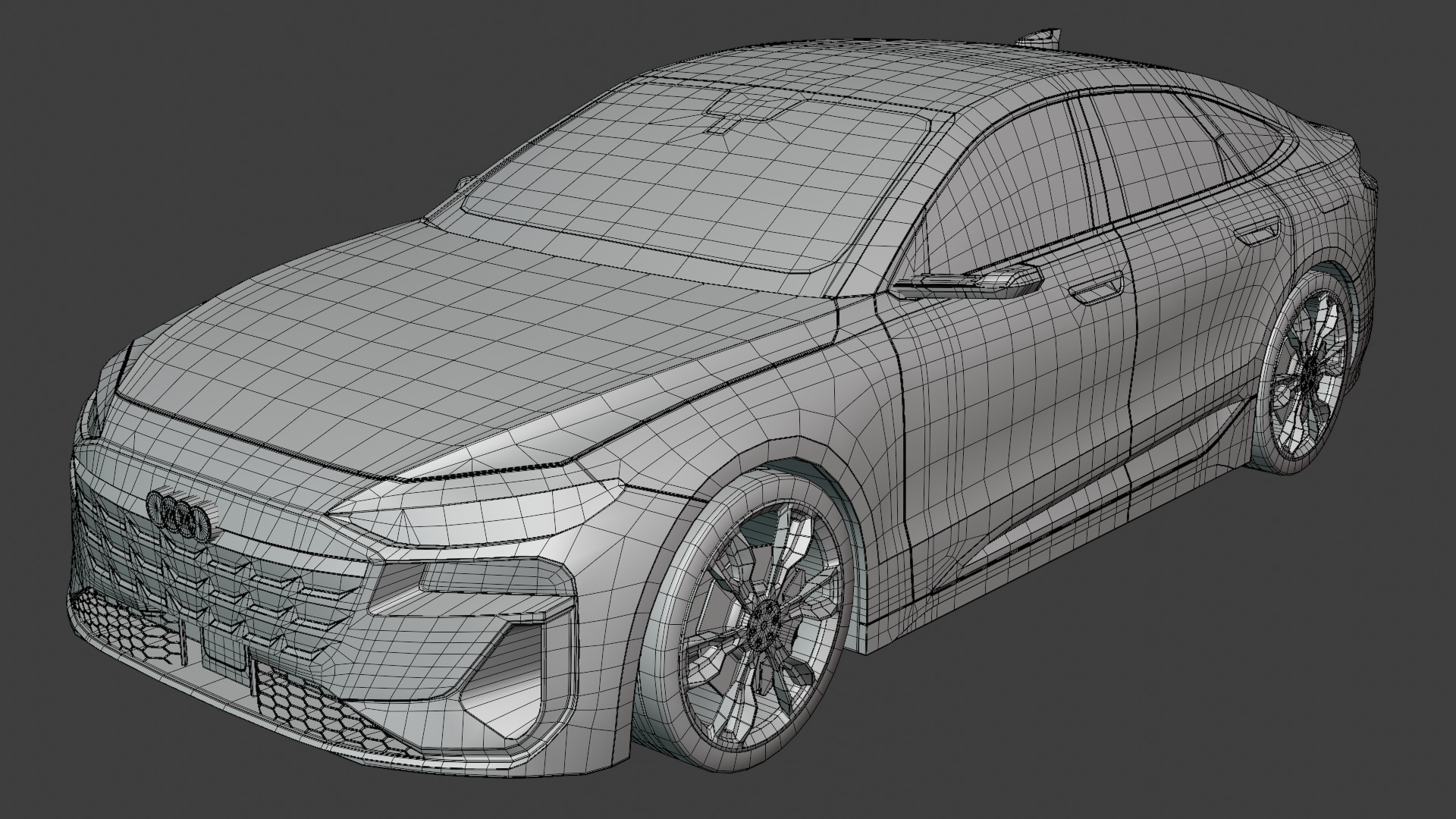 Audi A6 e-tron sportback 2025 exterior 3D model_5