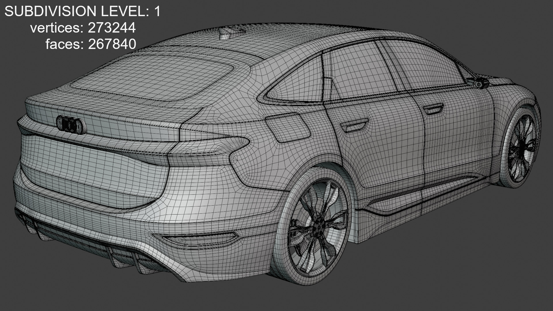Audi A6 e-tron sportback 2025 exterior 3D model_11