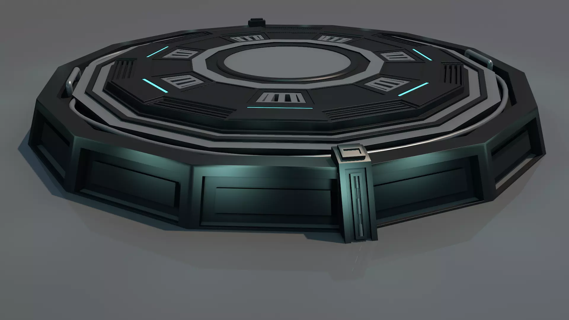 Landing platform 3D model_0