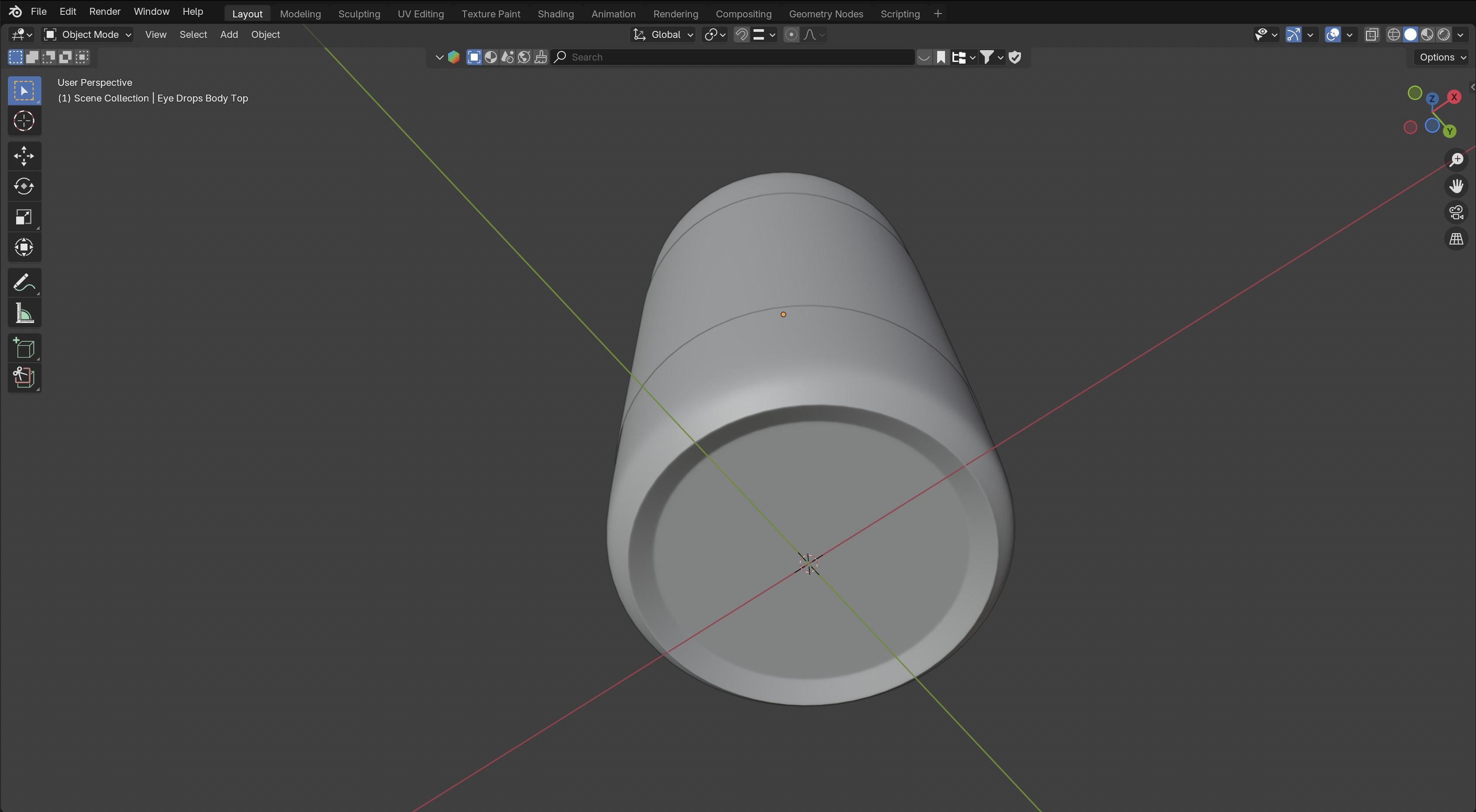 Eye Drops Bottle 15ml 3D model_7