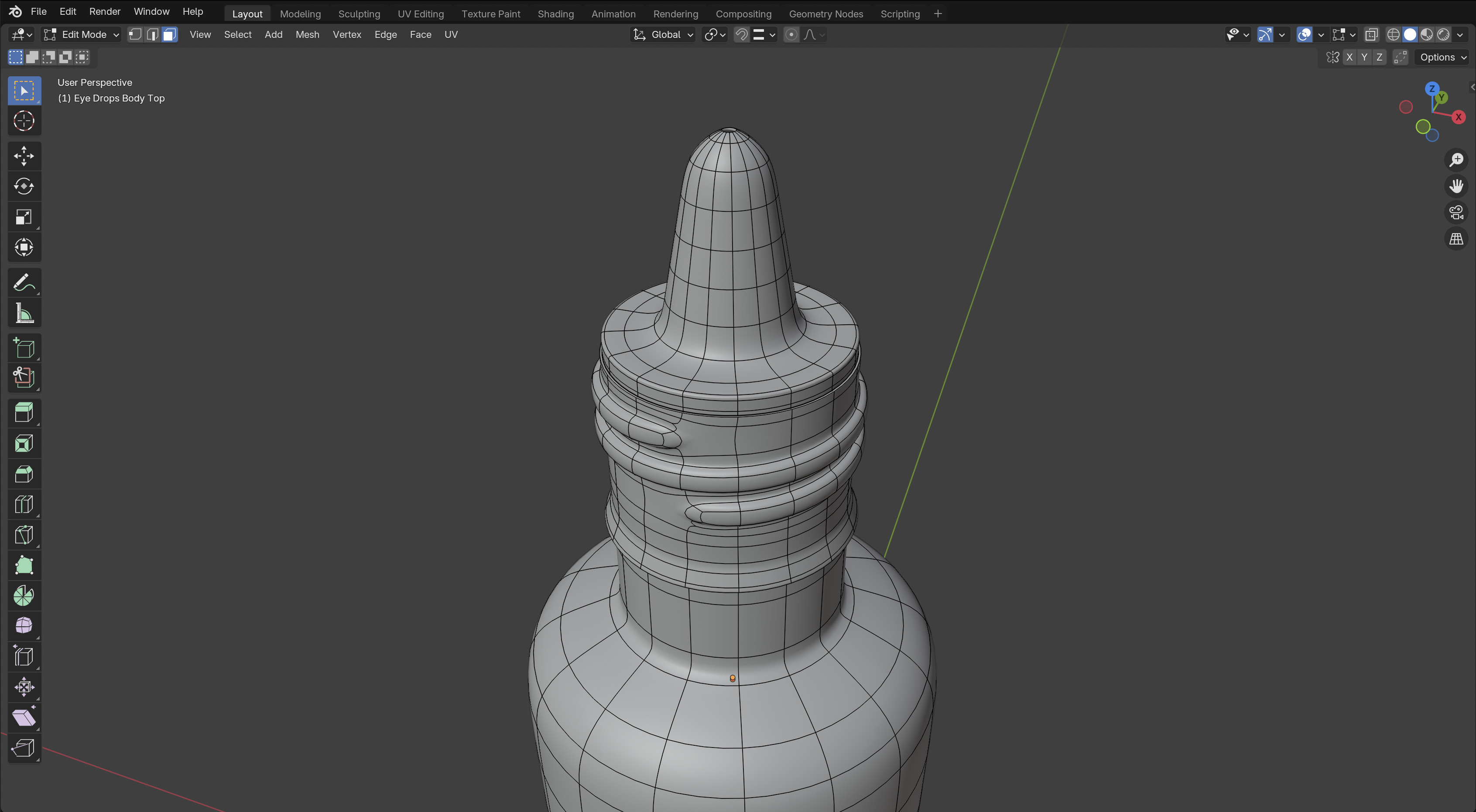 Eye Drops Bottle 15ml 3D model_9