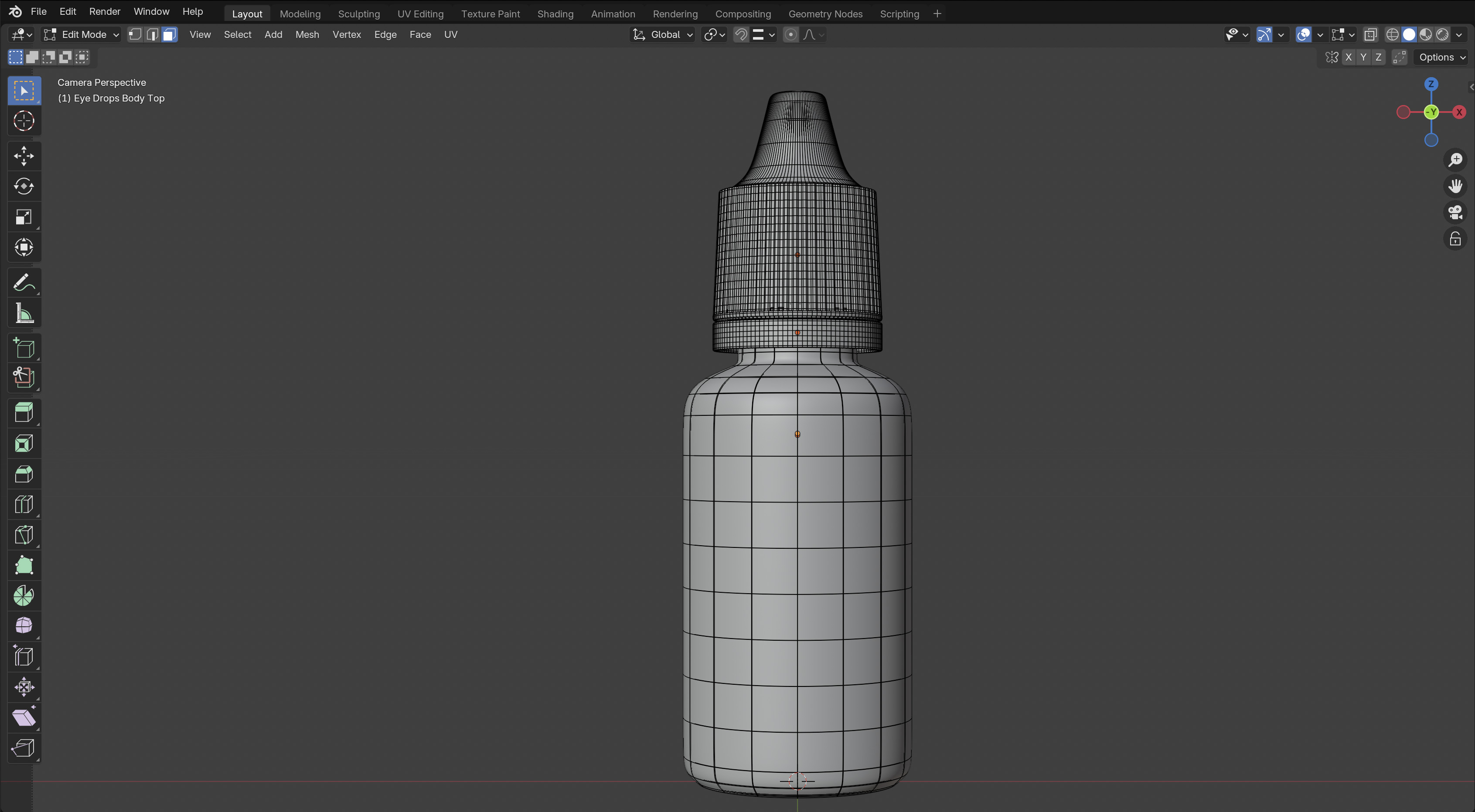 Eye Drops Bottle 15ml 3D model_8