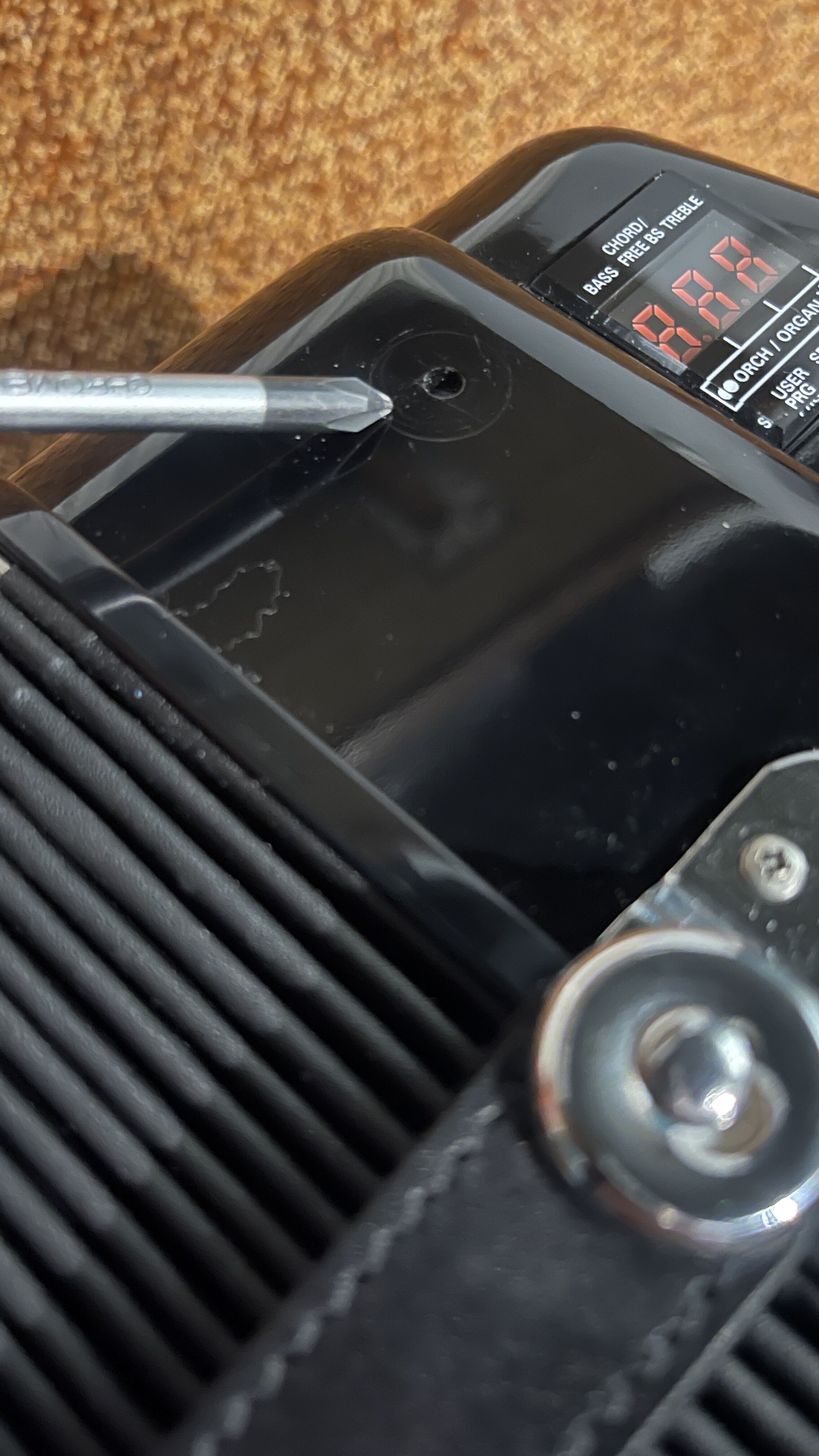 ROLAND FR-1 accordion microphone holder 3D print model_7