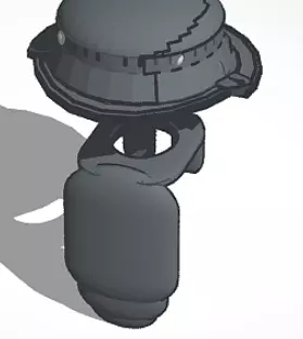  German WWI body armor 3D print model_0