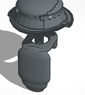  German WWI body armor 3D print model