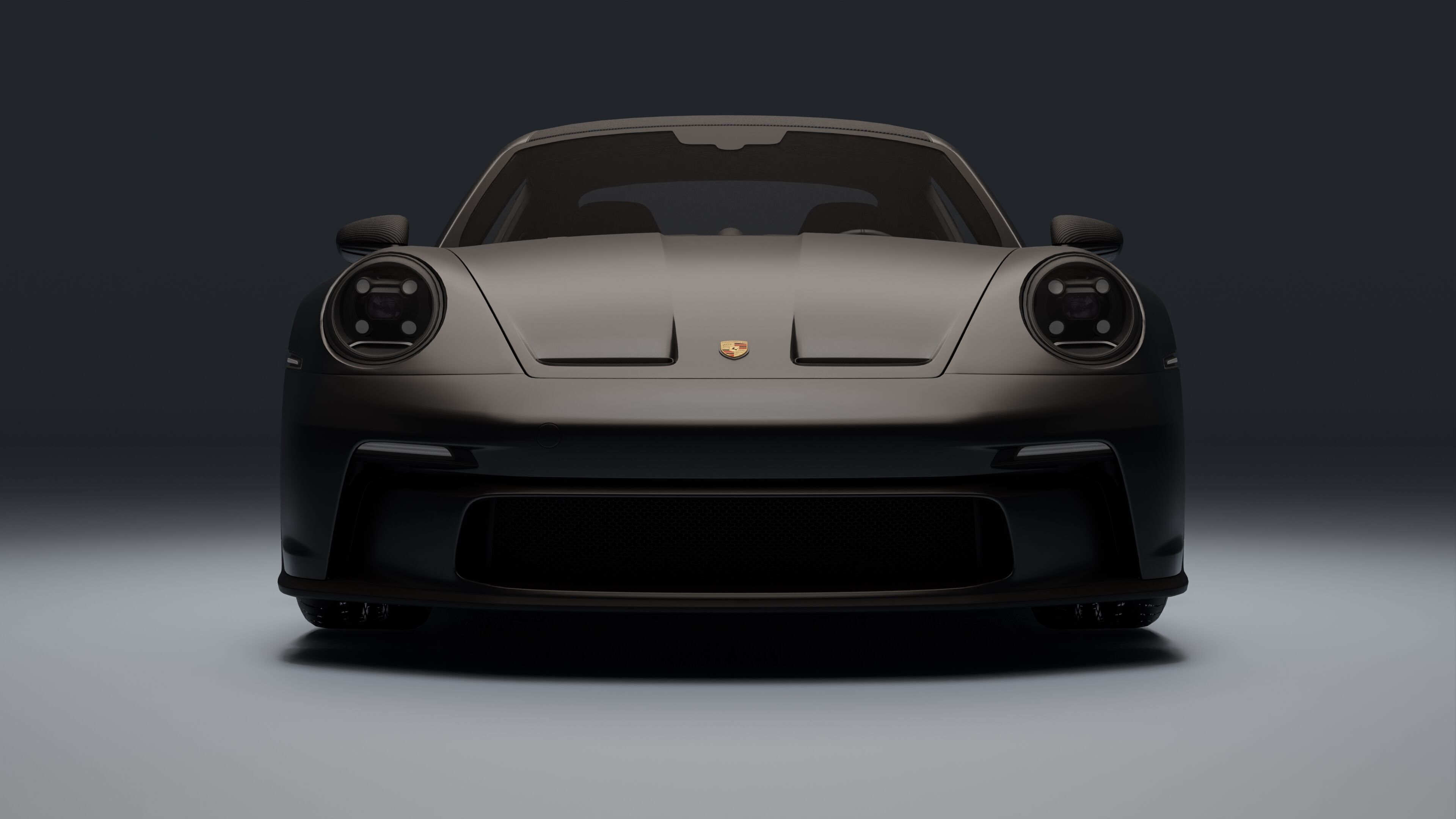 Porsche 911 GT3 Touring 2022 Low-poly 3D model_19