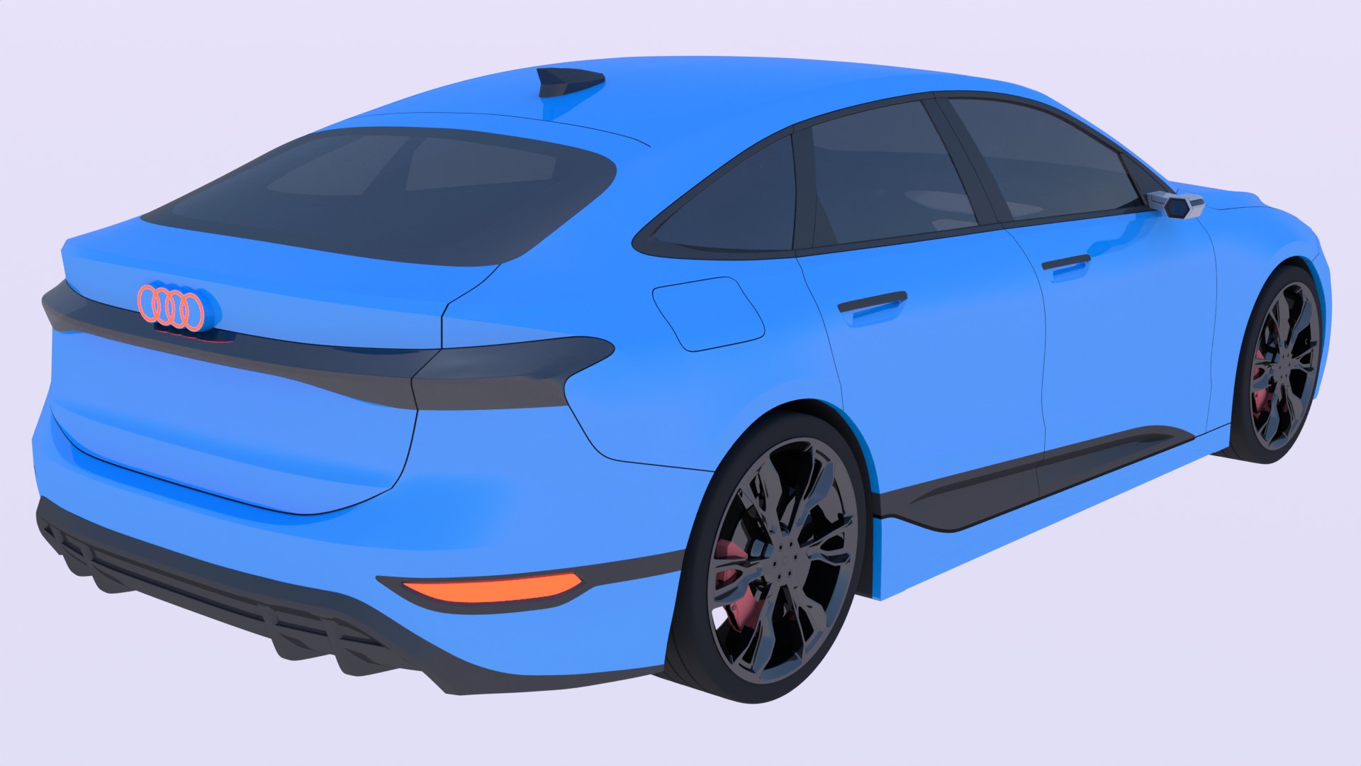 Audi A6 e-tron and Luxeed S7 3D Model Collection_6