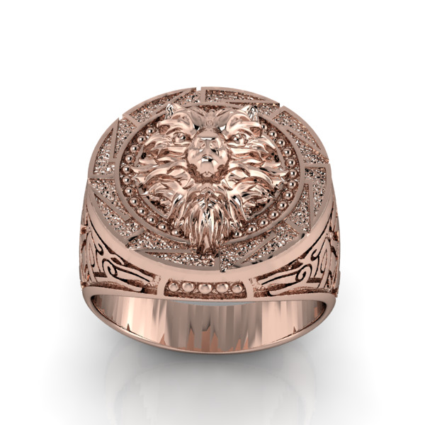 Wolf Ring 3D print model_8