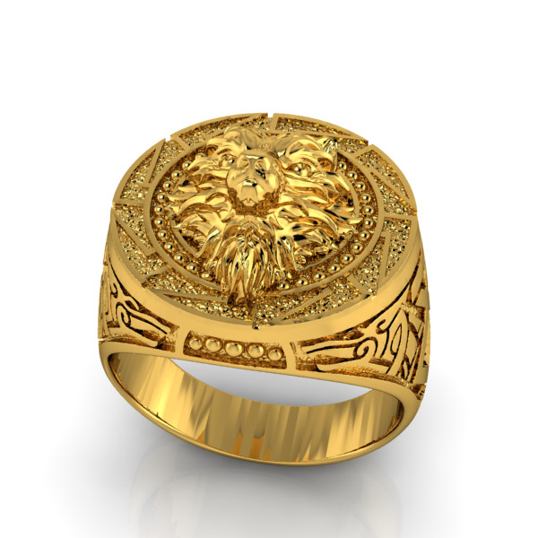 Wolf Ring 3D print model_2