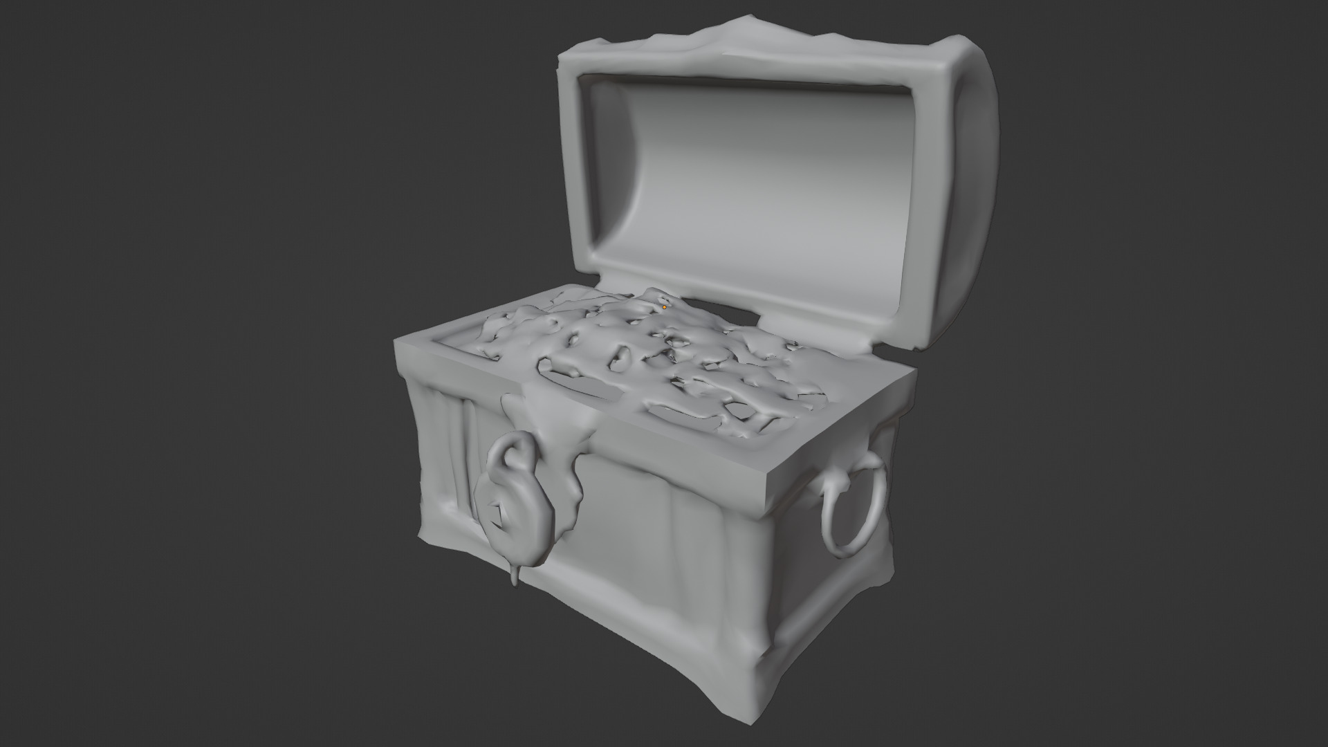Treasure Chest 03 Low-poly 3D model_5