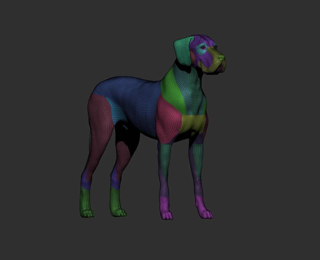 Gran danes Perro 3D print model_4