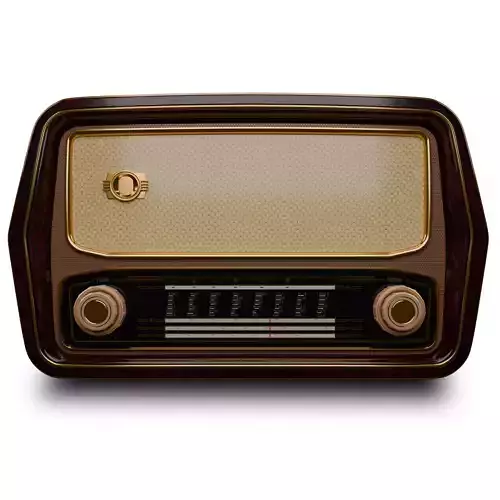 Old Radio 3D model