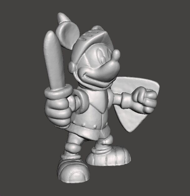 MICKEY MEDIEVAL KNIGHT FANTASY PVC FIGURE MODEL TOY SCULPTURE 3D print model_1