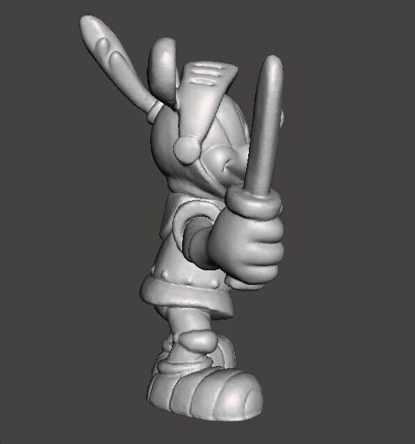 MICKEY MEDIEVAL KNIGHT FANTASY PVC FIGURE MODEL TOY SCULPTURE 3D print model_5
