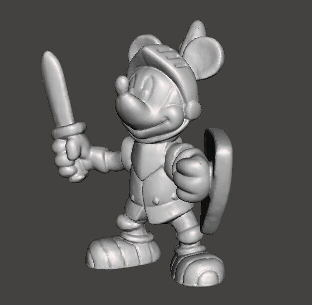 MICKEY MEDIEVAL KNIGHT FANTASY PVC FIGURE MODEL TOY SCULPTURE 3D print model_2