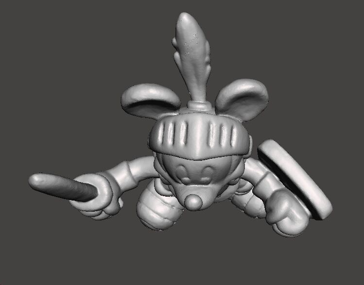MICKEY MEDIEVAL KNIGHT FANTASY PVC FIGURE MODEL TOY SCULPTURE 3D print model_7