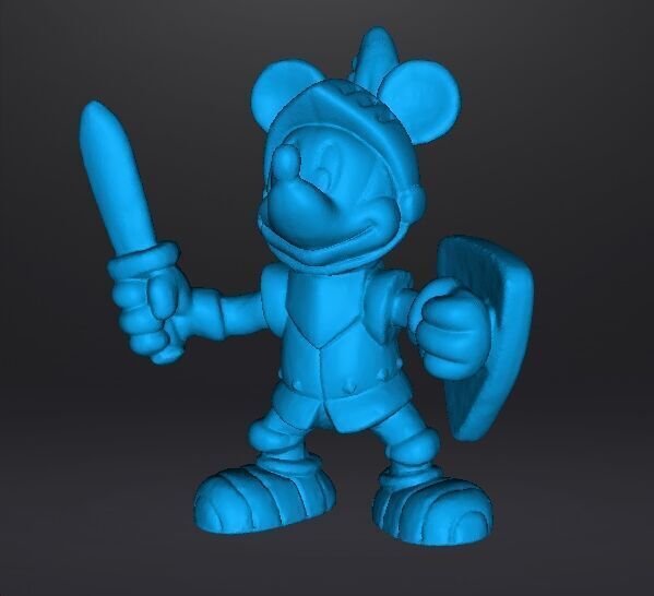 MICKEY MEDIEVAL KNIGHT FANTASY PVC FIGURE MODEL TOY SCULPTURE 3D print model_11