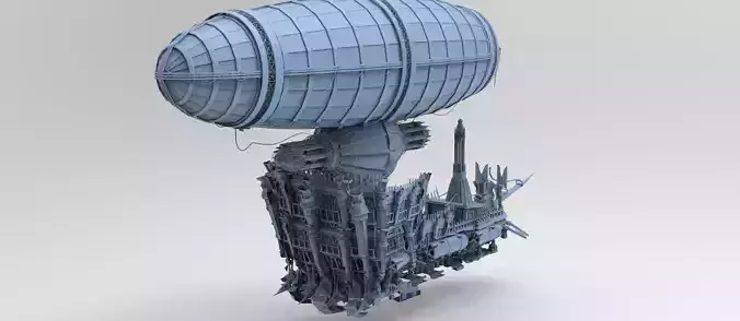 Fantasy Pirate Ship hull base 3 