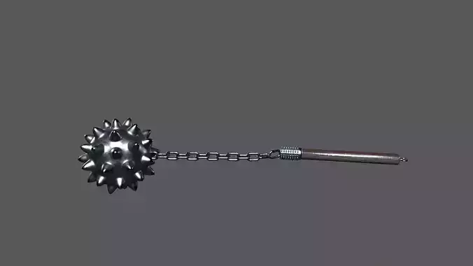 HIE Game Ready Meteor hammer Low-poly 3D model