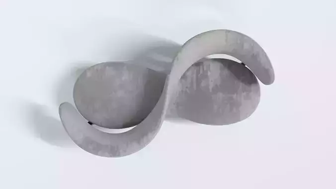 Ico Vis a Vis sofa 3D model