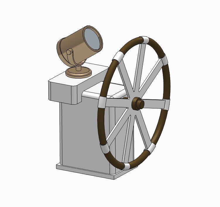 Calypso detail parts for Billings Calypso 3D print model_2
